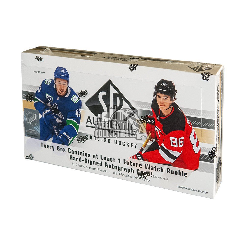 2018-19 SP Authentic Hockey Base Cards Set 100 Cards