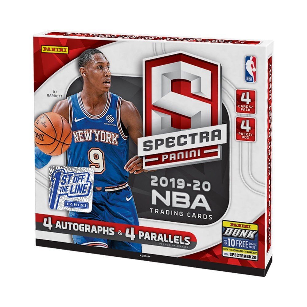 2019-20 Panini Spectra Basketball Hobby Box - 1st Off The Line TRIPLE ...