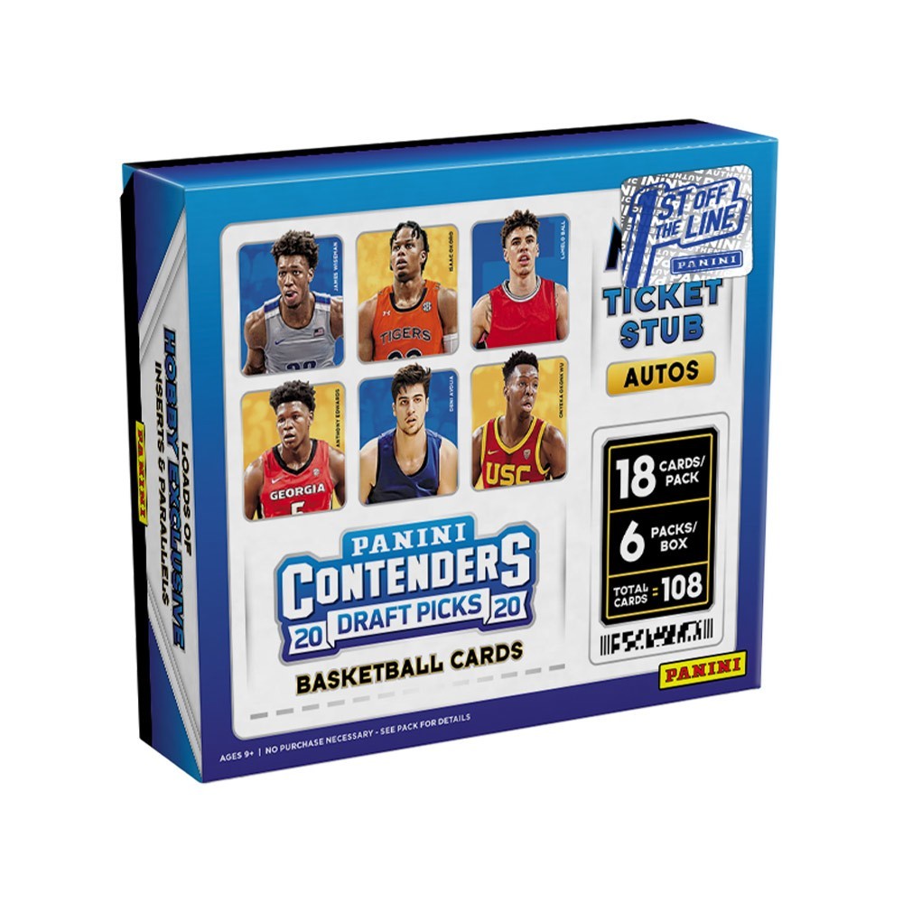 202021 Panini Contenders Draft Picks Collegiate Basketball Hobby Box