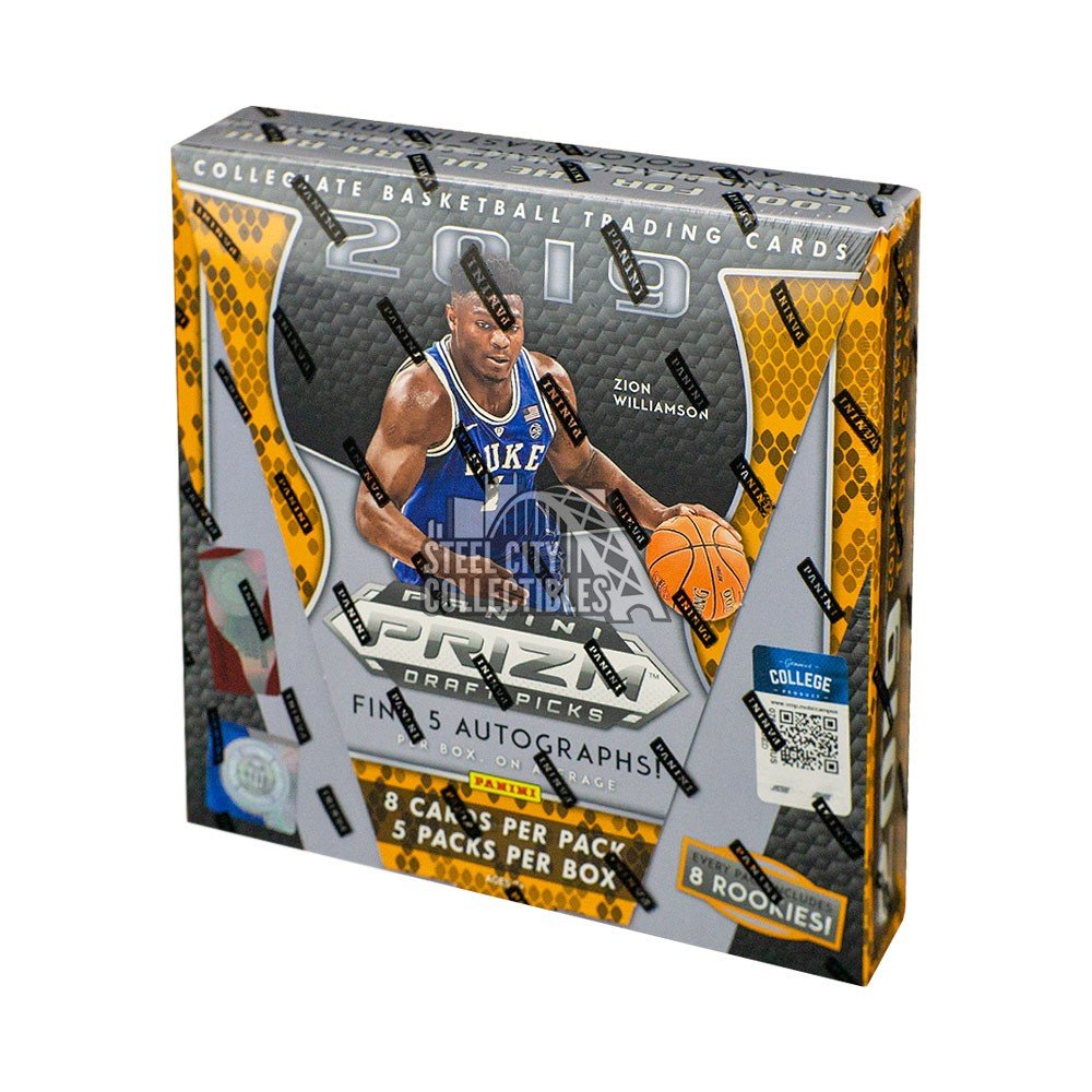 2019-2020 Panini Prizm Draft Picks Basketball Hobby Box Case (16