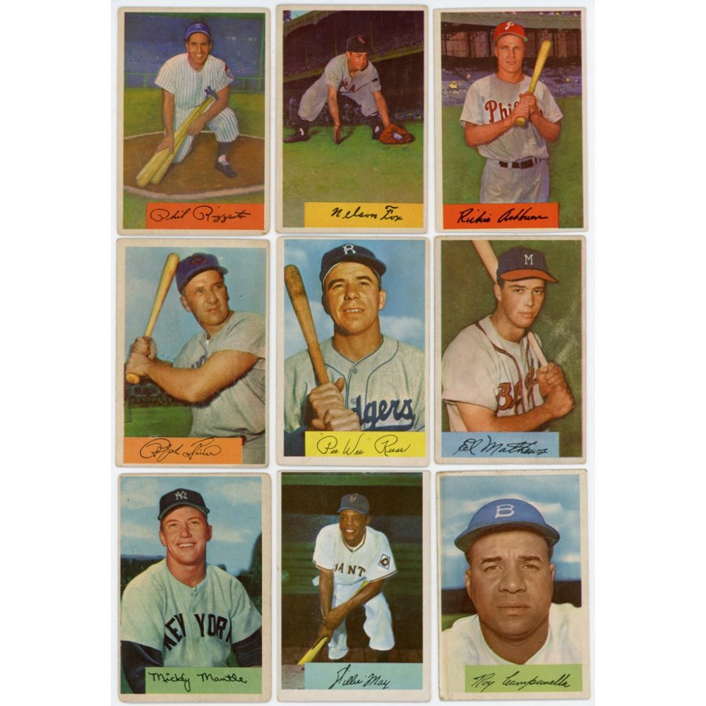 1954 Bowman Baseball Complete Set - Low Grade | Steel City Collectibles