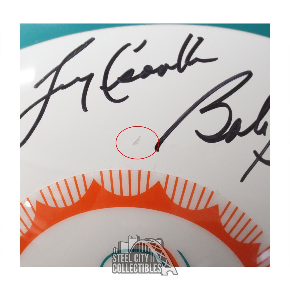 1972 Miami Dolphins Team Signed Full Size TK Helmet JSA COA 72