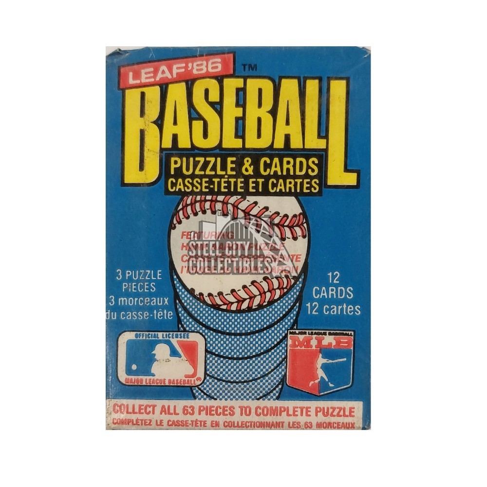 1986 Leaf Baseball Wax Pack 