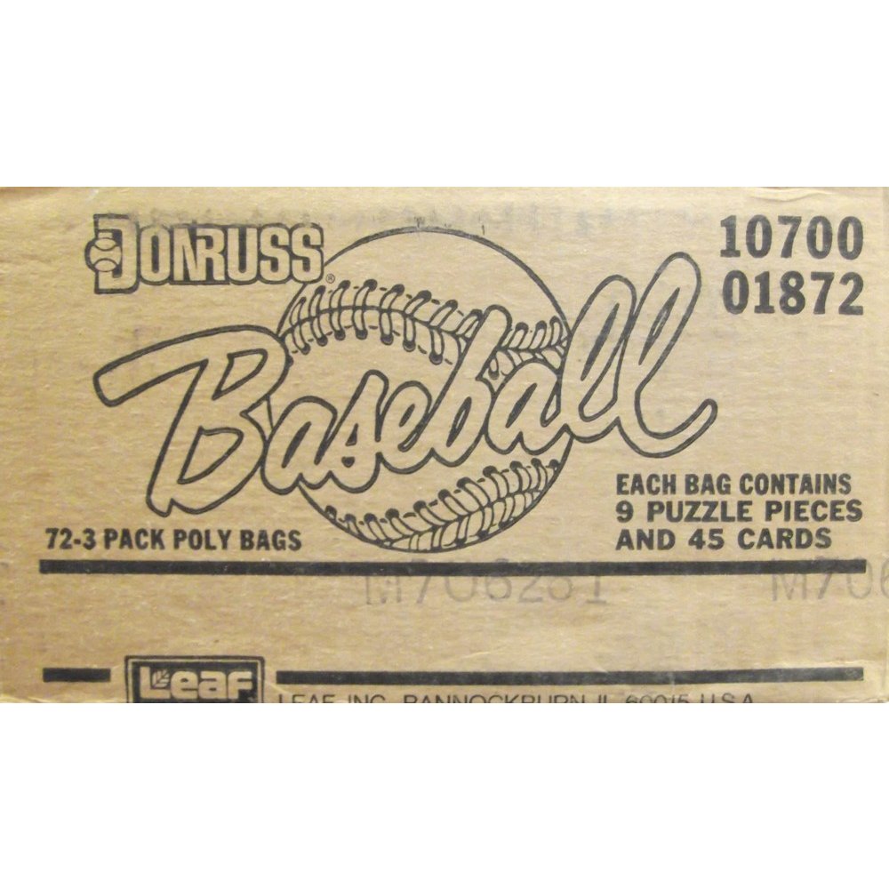 1987 Donruss Baseball 72ct Rack Pack Case | Steel City Collectibles