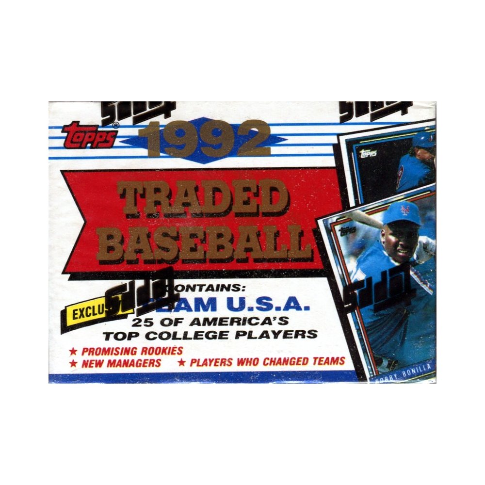 1992 Topps Traded & Rookies Baseball Factory Set