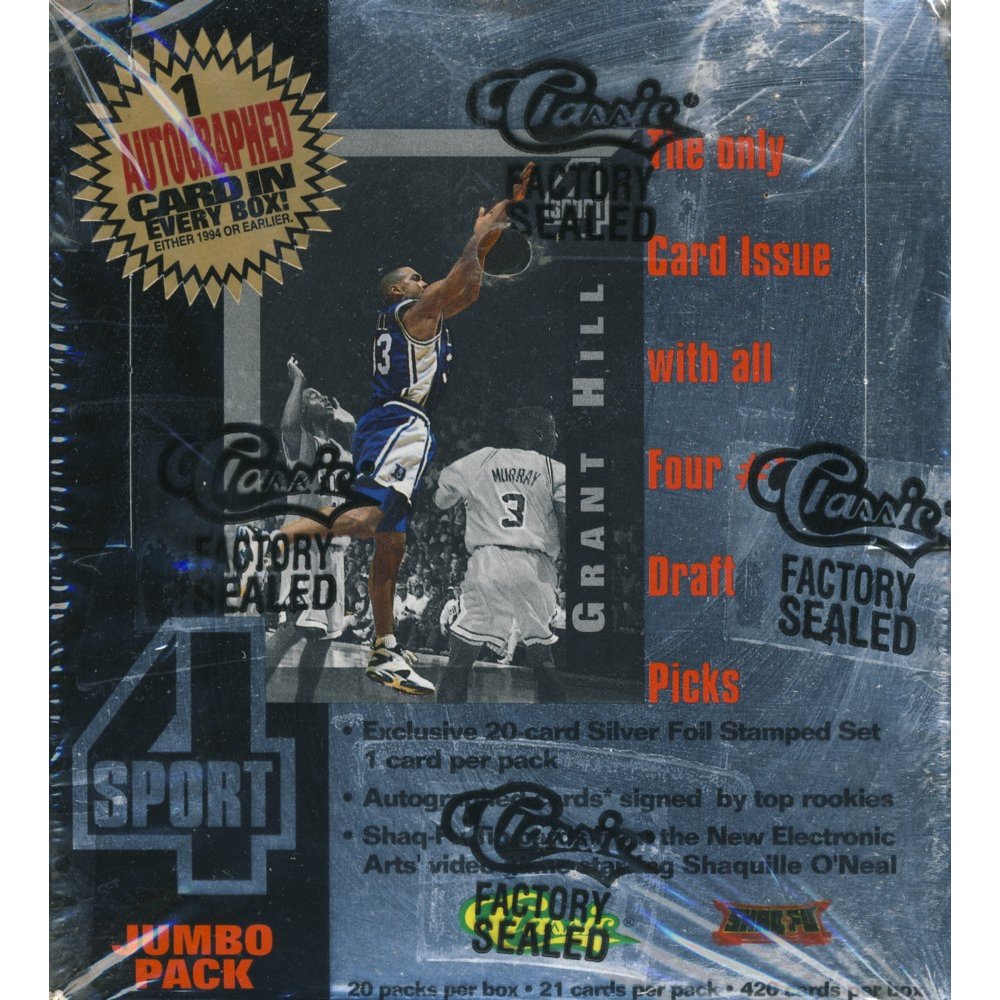 1994 Classic 4 hot Sport Exclusive Cards