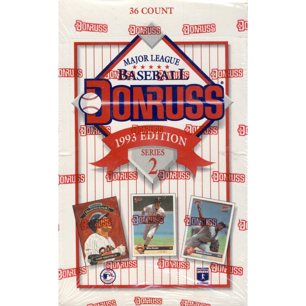 1993 Donruss Series 2 Baseball Box Steel City Collectibles