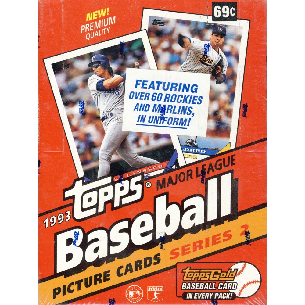 1993 Topps Series 2 Baseball Box Steel City Collectibles