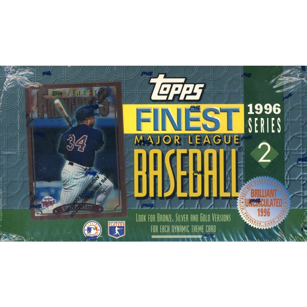 1996 Topps Finest Series 2 Baseball Hobby Box | Steel City Collectibles