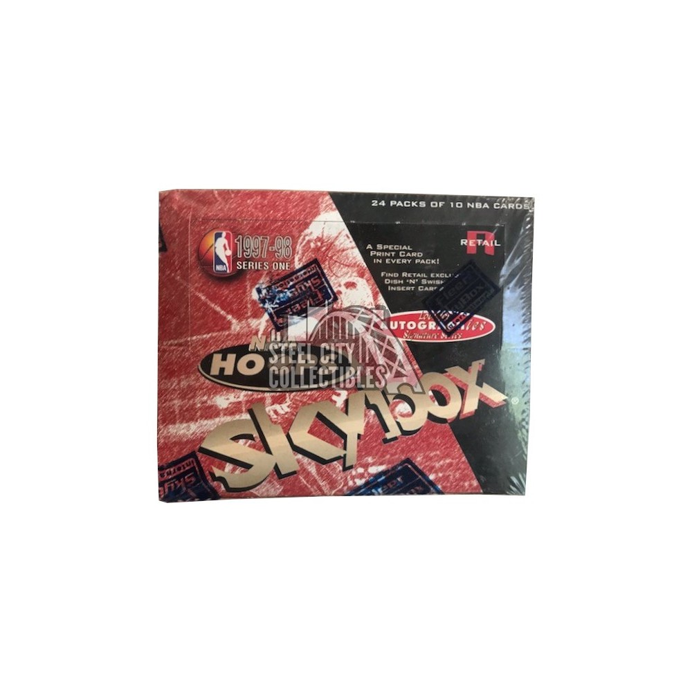 1997-98 Skybox NBA Hoops Series 1 Basketball 24 Pack Retail Box
