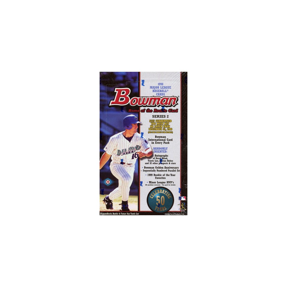 1998 Bowman Series 2 Baseball Hobby Box