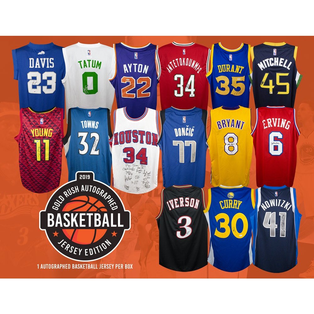 Gold Rush Autographed Basketball Jersey 