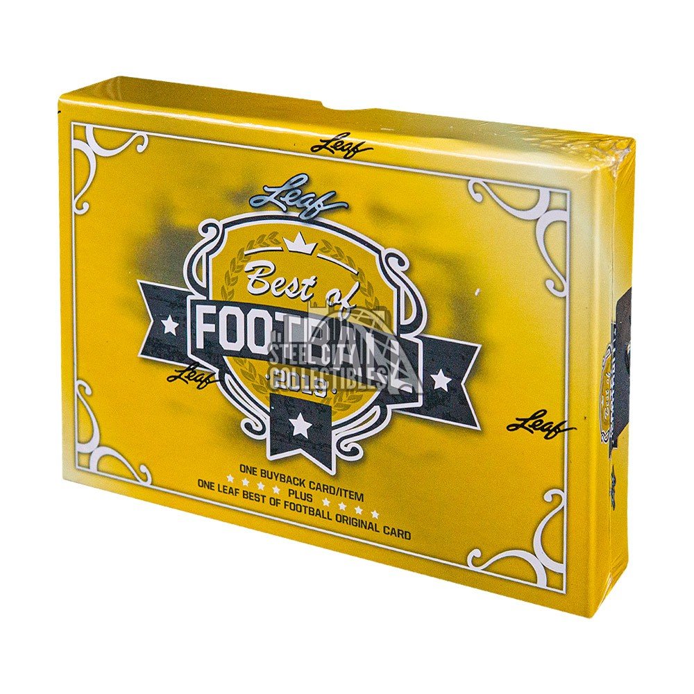 2021 Leaf Best Of Football 2019 Leaf Best of Football Hobby 10 Box Case | Steel City Collectibles