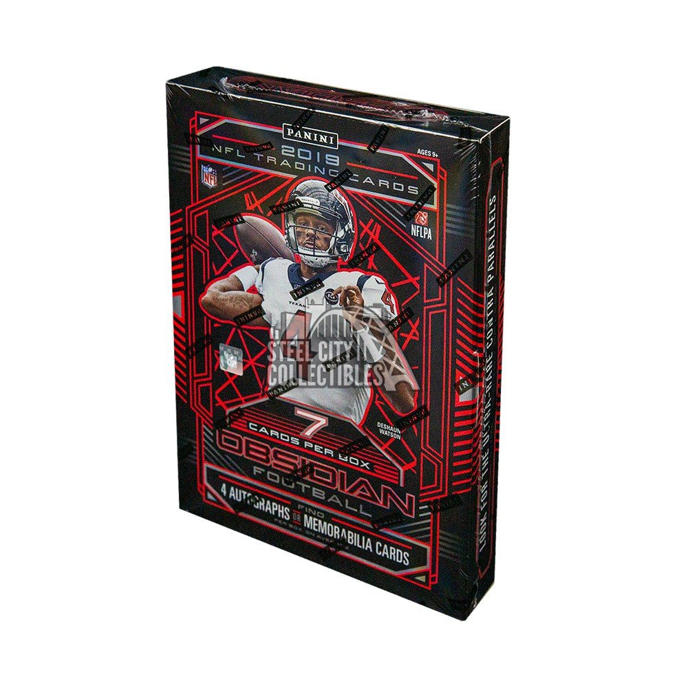 2019 Panini Obsidian Football Hobby Box - Factory Sealed