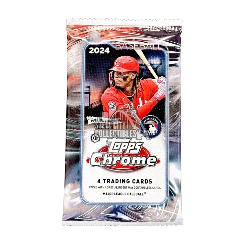 2024 Topps Chrome Baseball Hobby Pack | Steel City Collectibles