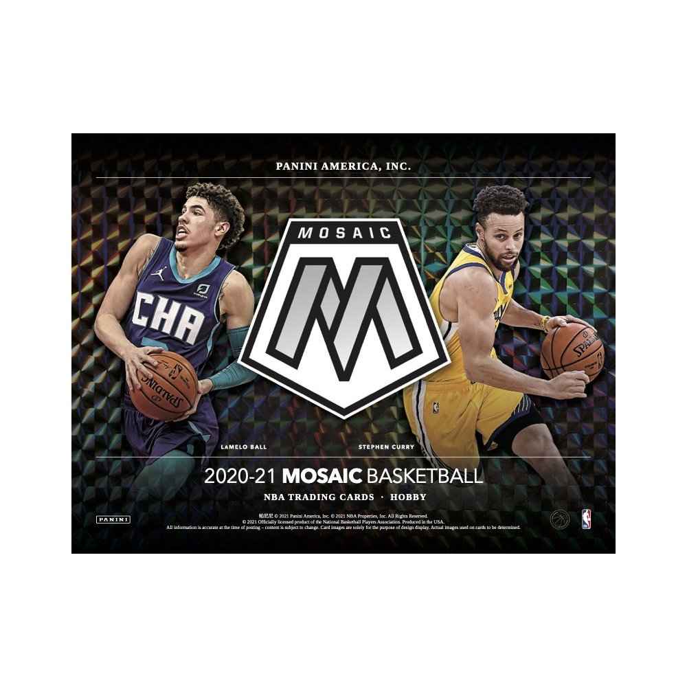 2020-21 Panini Mosaic Basketball Hobby 12-Box Case | Steel City