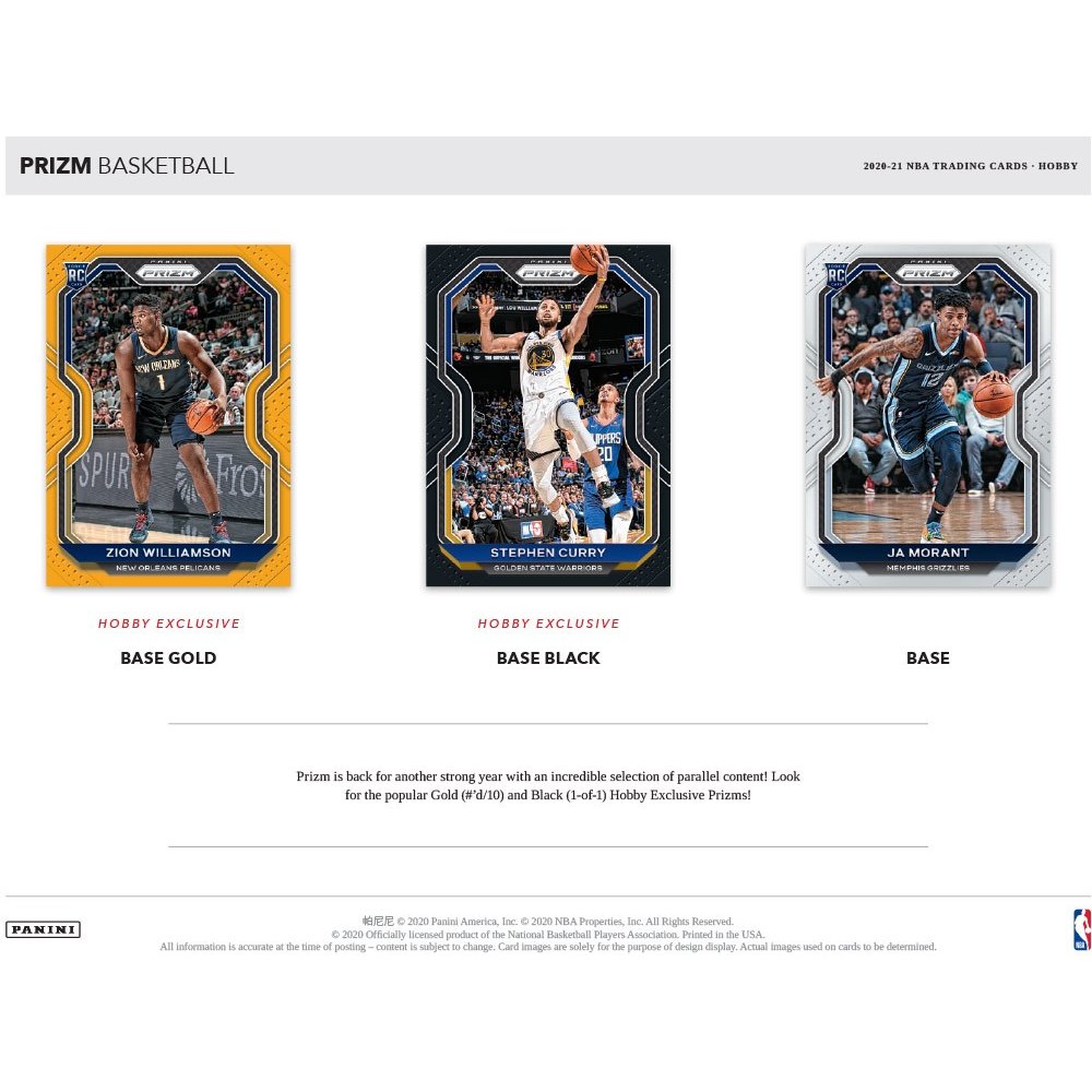 2020-2021 Panini Prizm NBA Basketball 24-Card Blaster Box - Brand New,  Factory Sealed!