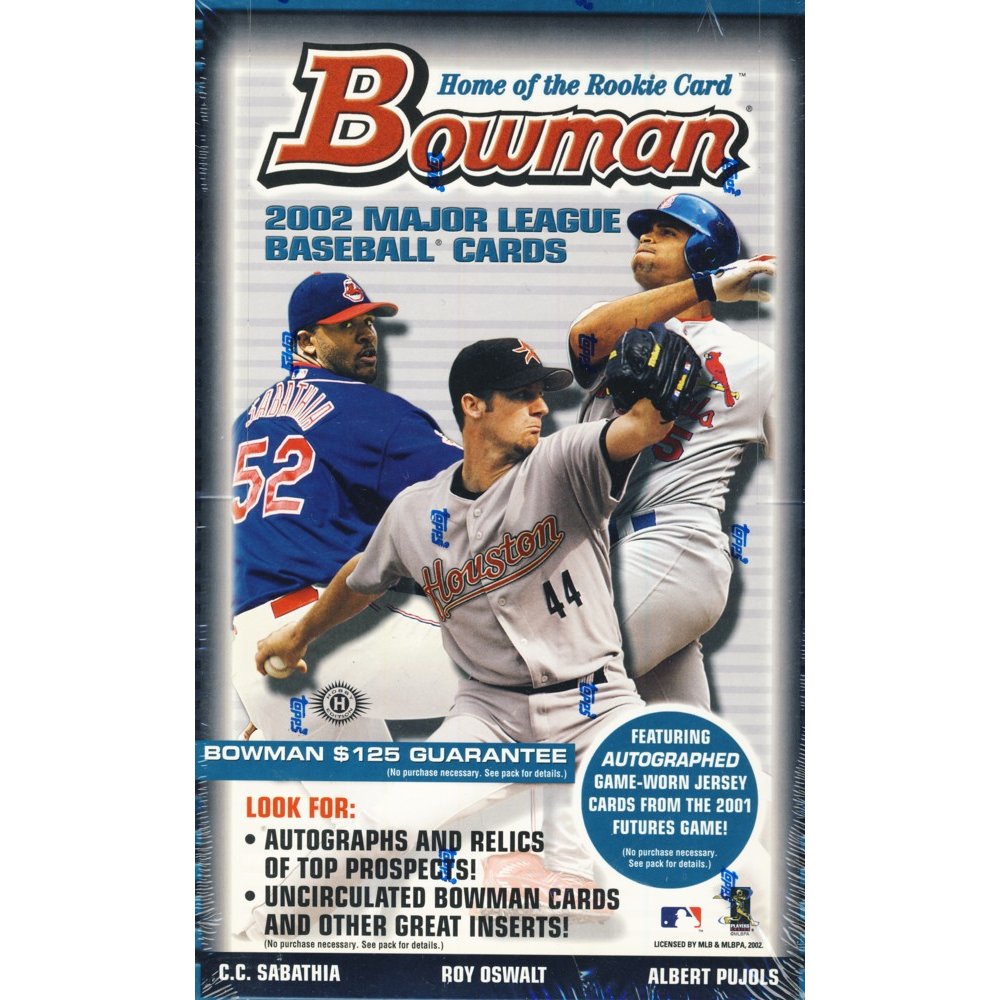 2002 Bowman Baseball Hobby 12 Box Case Steel City Collectibles
