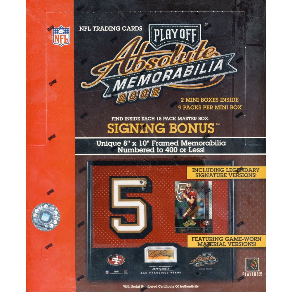 2002 Playoff Contenders Football Hobby Box