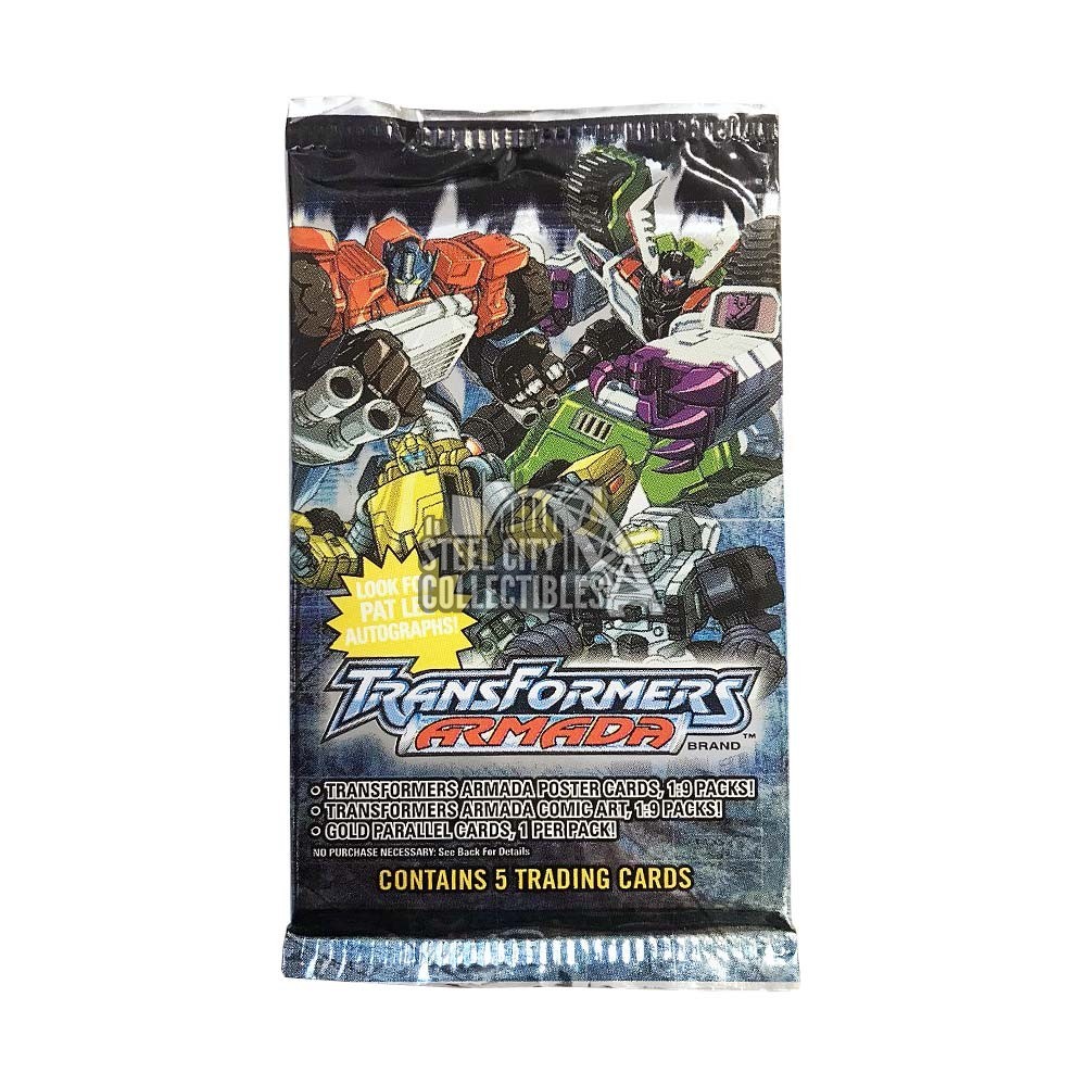 2003 Fleer Transformers Armada Trading Cards 24 Pack Lot Steel