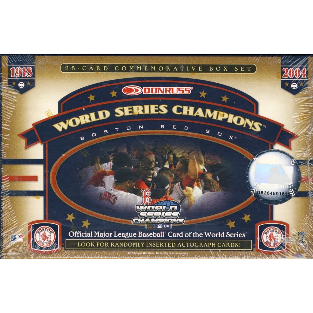 2004 Donruss World Series Champions Boston Red Sox Baseball