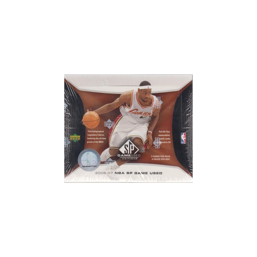 2006-07 Upper Deck SP Game Used Basketball Hobby Box | Steel City  Collectibles