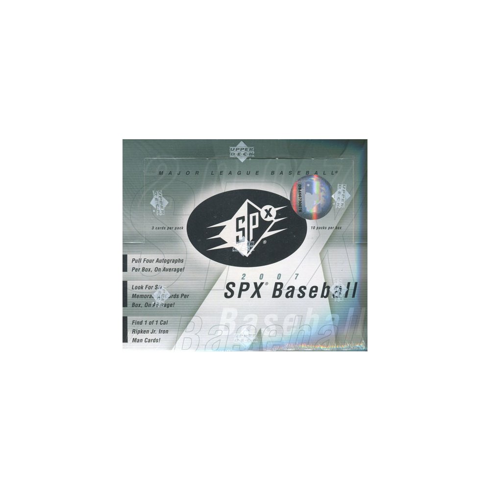 2007 Upper Deck SPx Baseball Hobby Box | Steel City Collectibles