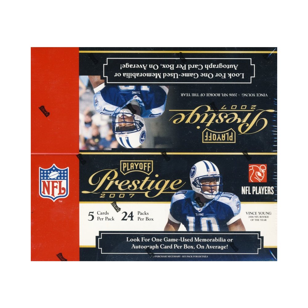 2007 Playoff Prestige Football 24ct Retail Box | Steel City Collectibles