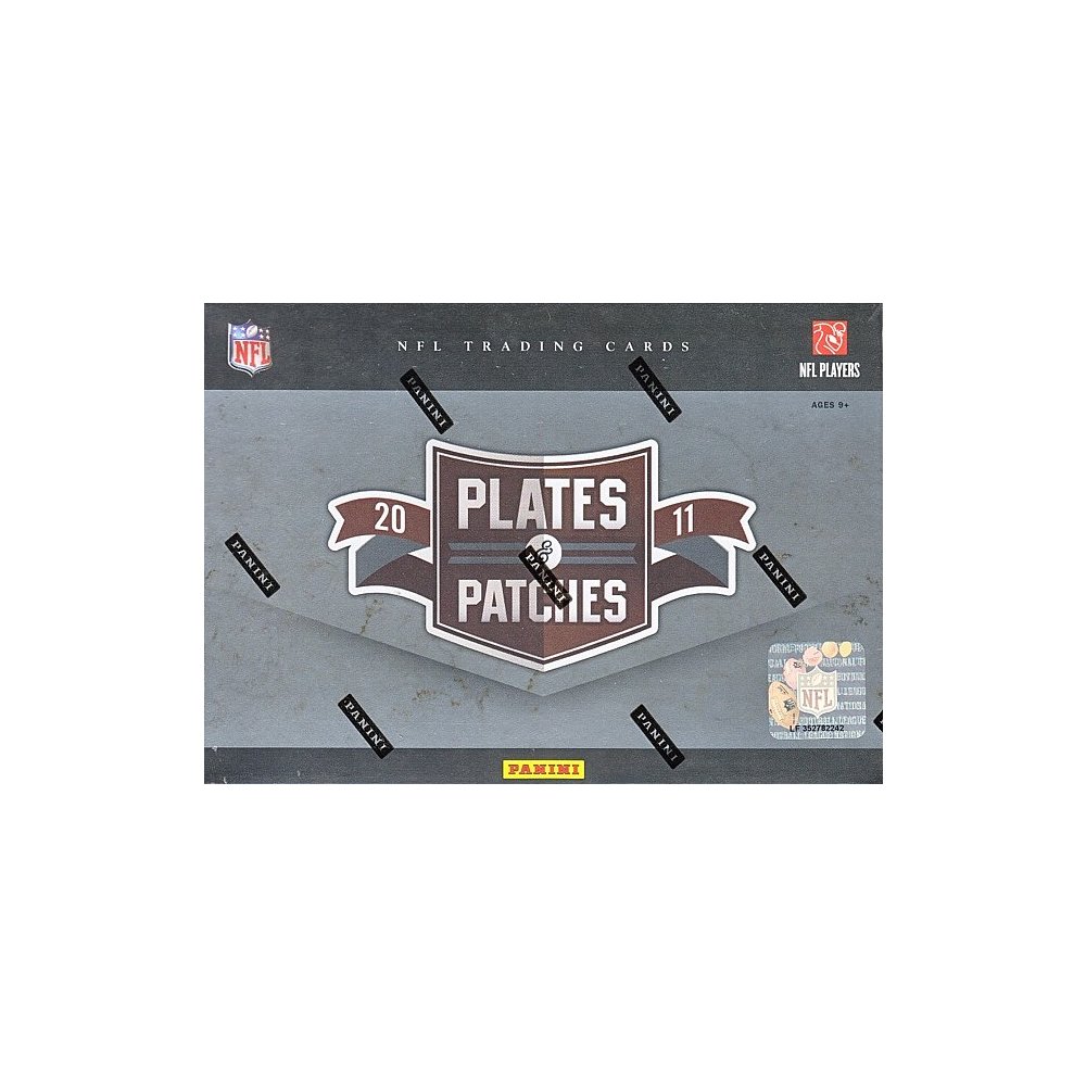 2011 Panini Plates and Patches Football Hobby Box | Steel City