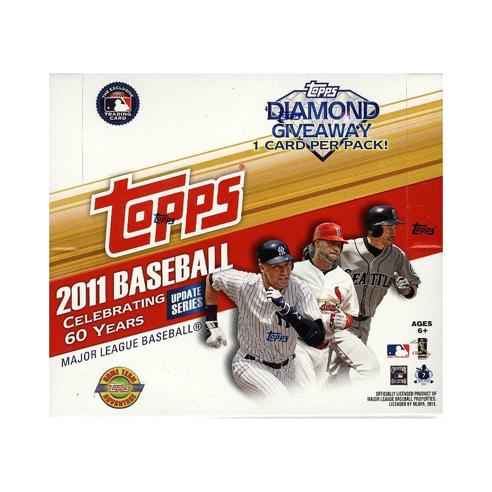 2011 Topps Update Series Baseball Jumbo HTA Box Steel City Collectibles