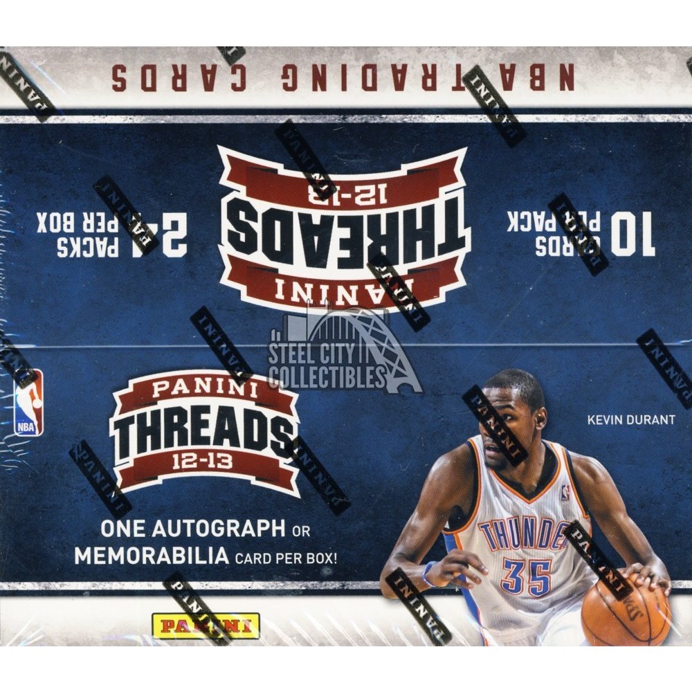 201213 Panini Threads Basketball 24ct Retail Box Steel