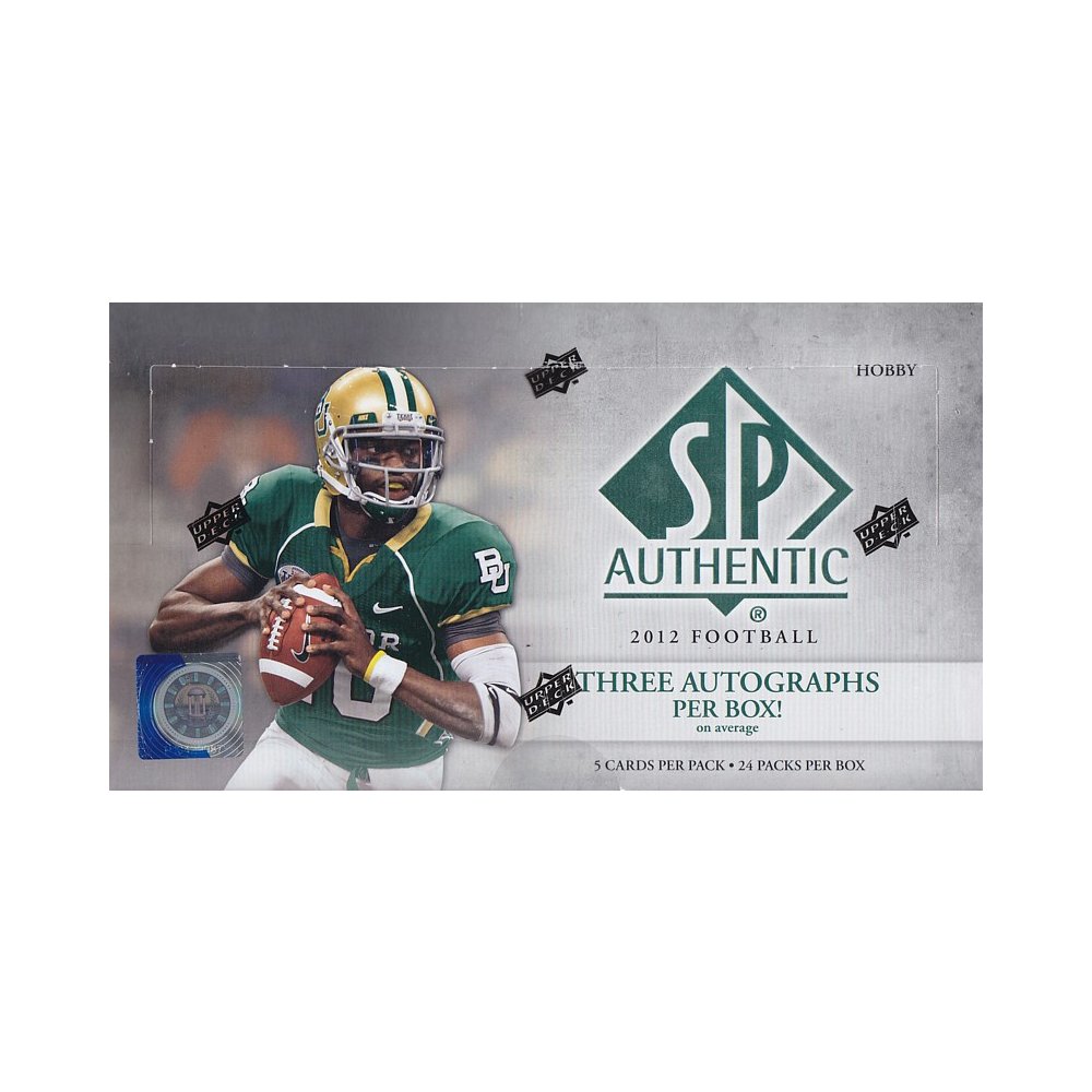 2012 Upper Deck SP Authentic Football Hobby Box | Steel City