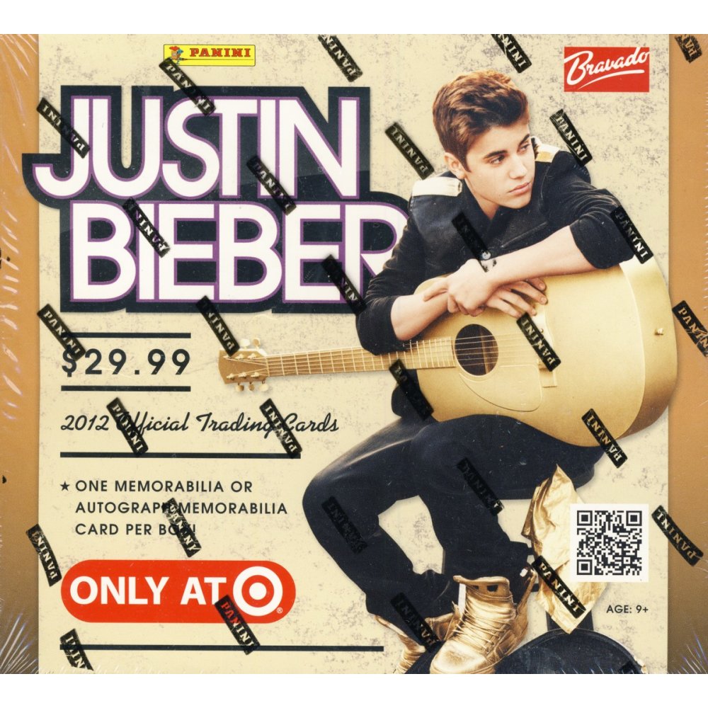 2012 Panini Justin Bieber Trading Cards Box | Steel City Collectibles