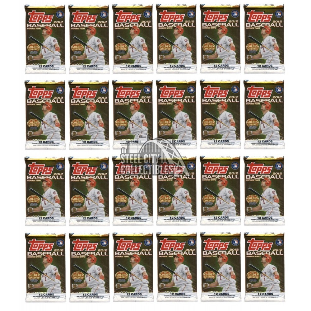 2012 Topps Series 2 Baseball Retail 24-Pack Lot | Steel City Collectibles