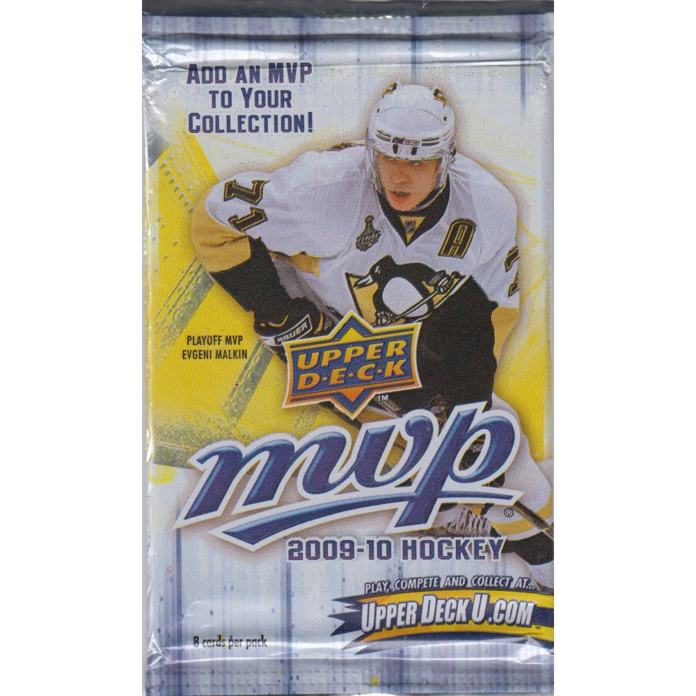 2009 10 Upper Deck Mvp Hockey Retail Pack 100 Pack Lot Steel City Collectibles