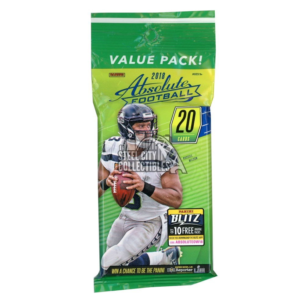 2018 Panini Absolute Football Fat Pack