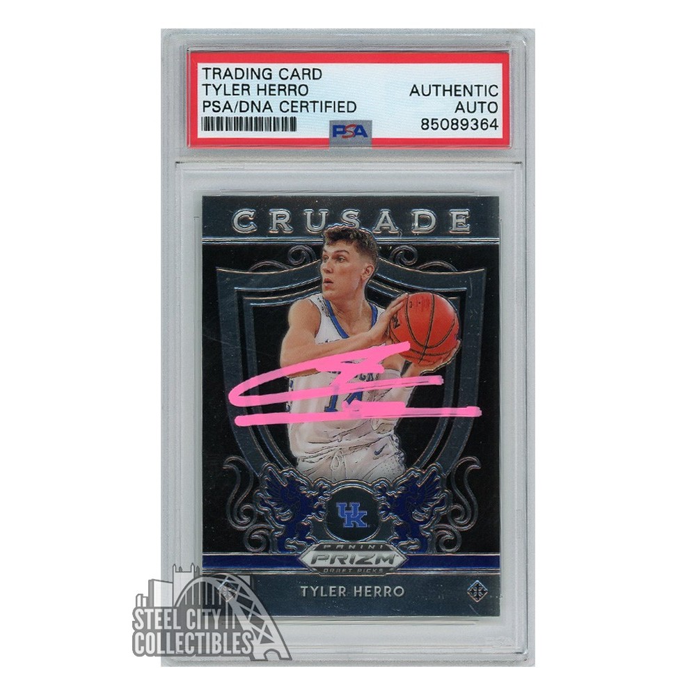 2019 PANINI PRIZM DRAFT PICKS #79 TYLER HERRO RC PSA 10 K3562312