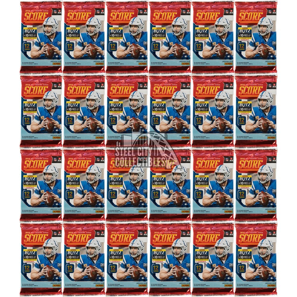 2019 Panini Score Football Retail 24-pack Lot 