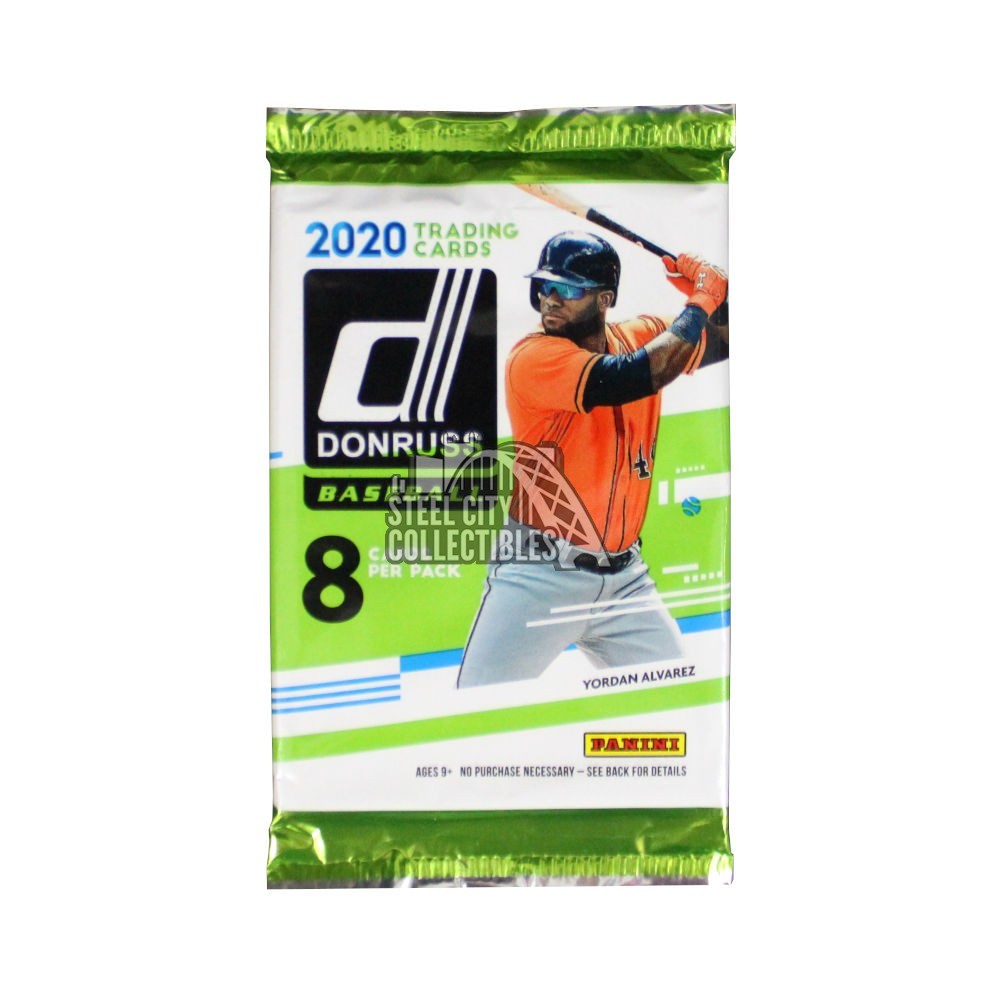 2020 Panini Donruss Baseball Mega Pack Steel City Collectibles