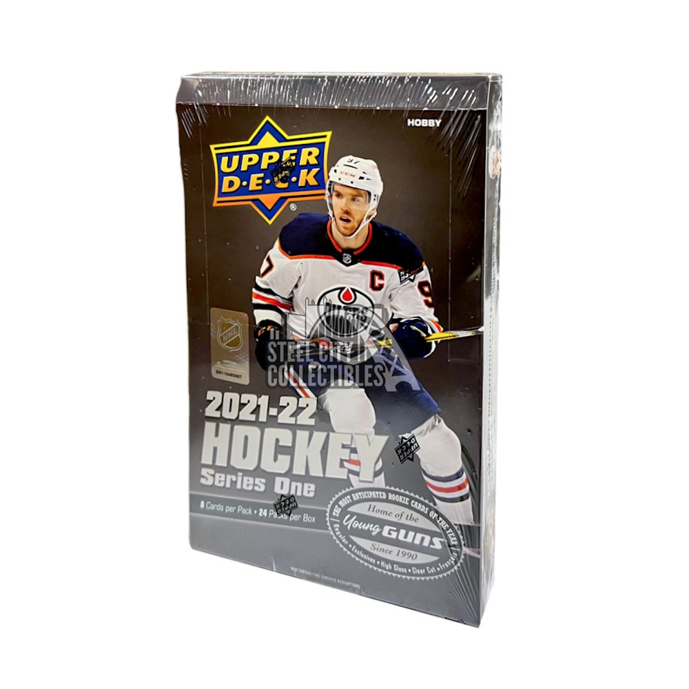 202122 Upper Deck Series 1 Hockey Hobby Box Steel City Collectibles