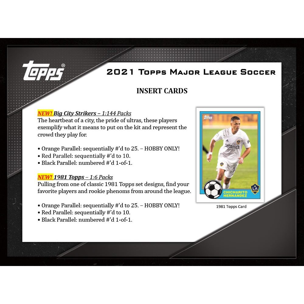 2022 Topps MLS Major League Soccer 24 Pack Hobby Box