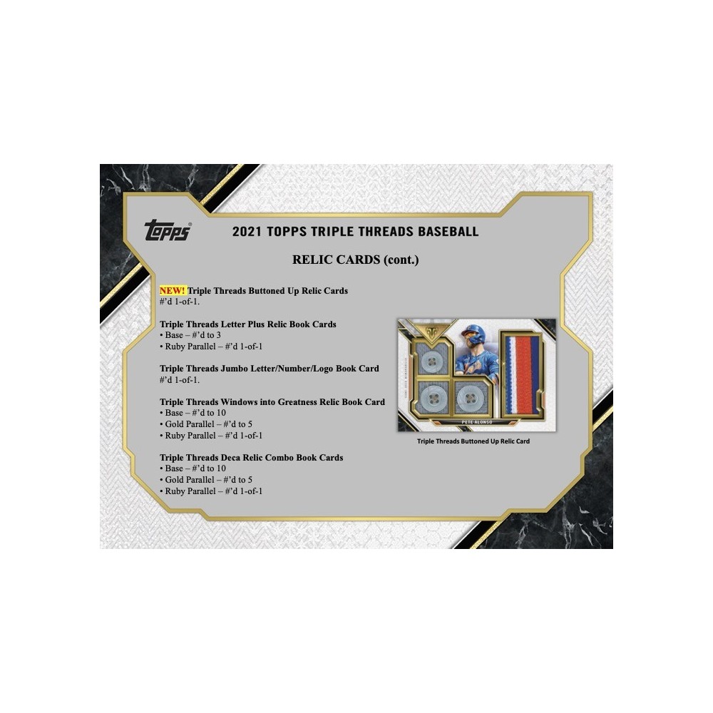 2021 topps triple threads relic combo buy card Oakland As 1/3