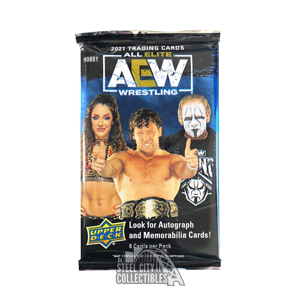 2021 Upper Deck AEW Wrestling Hobby Pack Steel City Collectibles