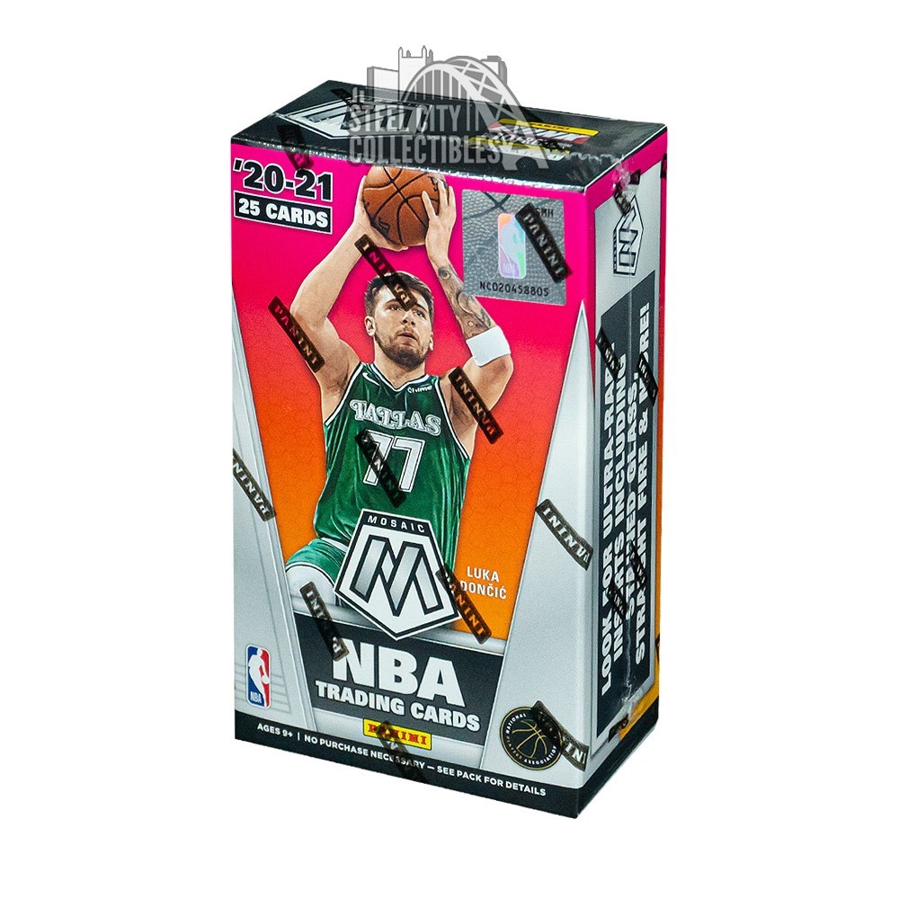 2020-21 Panini Mosaic Basketball Cereal Box