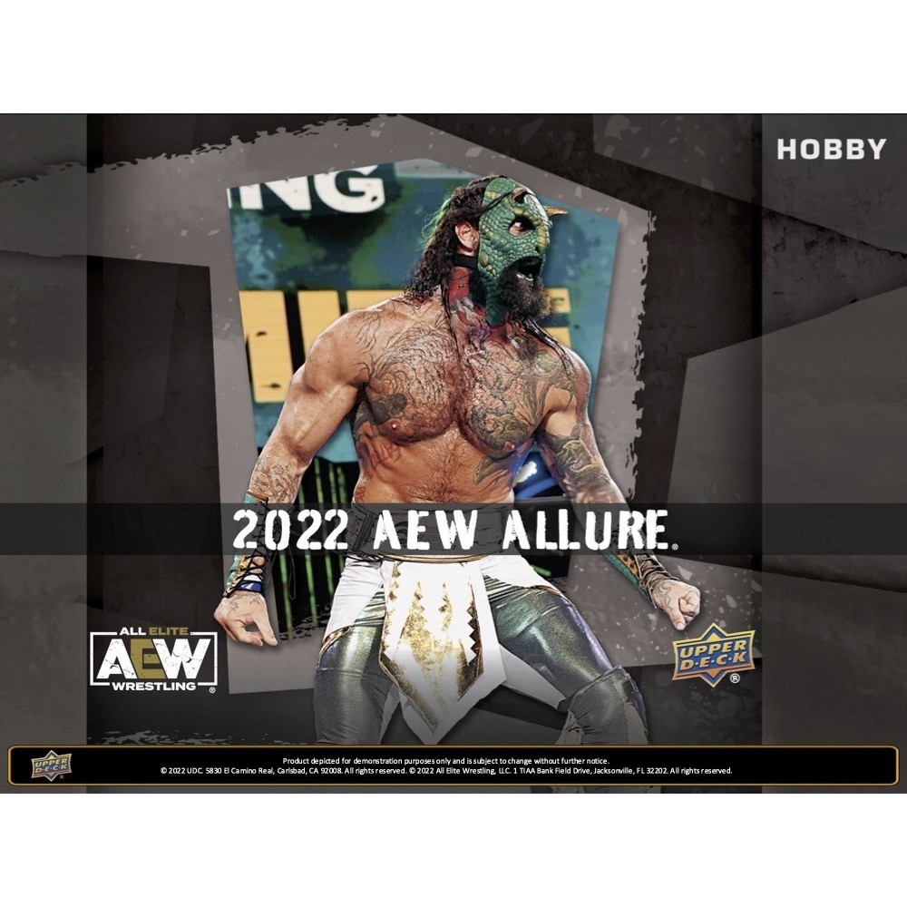 2022 Upper Deck AEW Wrestling Allure Hobby Box Steel City Collectibles
