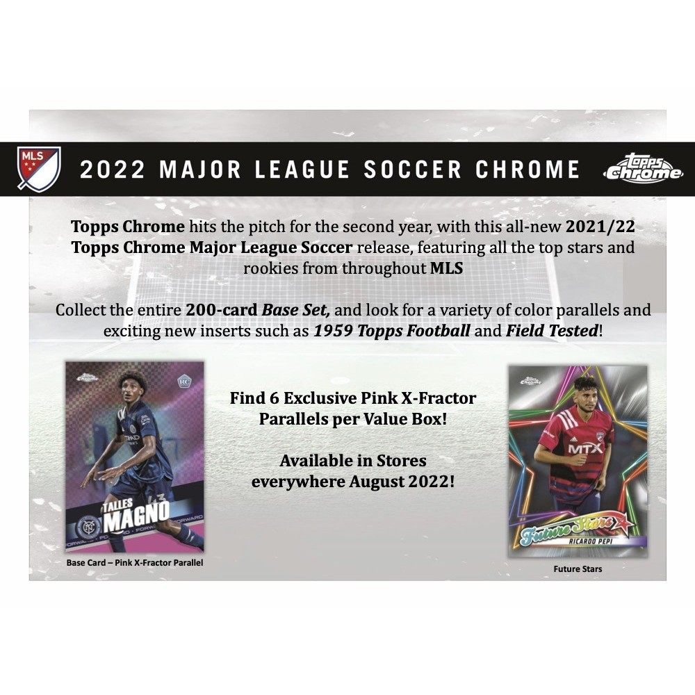 2022 Topps MLS Chrome Blaster Box - Soccer90