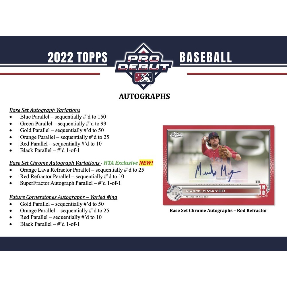 2022 Topps Pro Debut Baseball Hobby Box