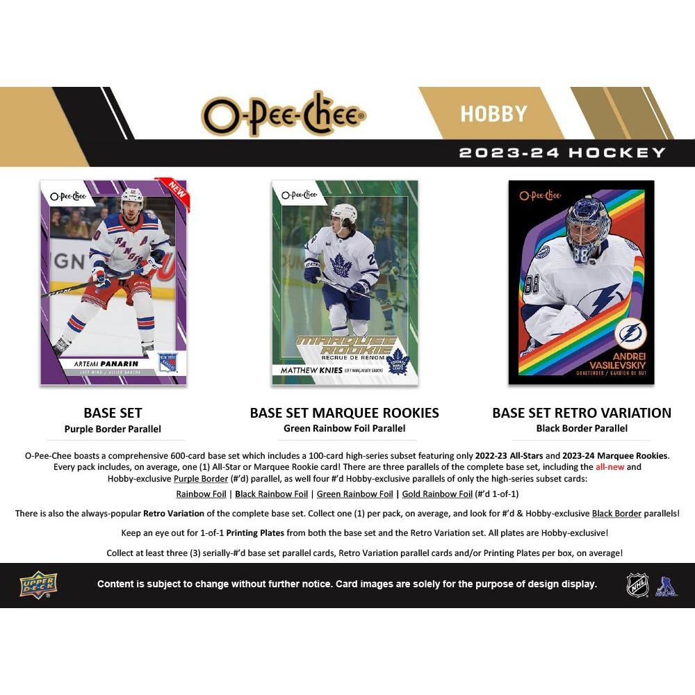 2023-24 Upper Deck O-Pee-Chee Hockey Hobby Box