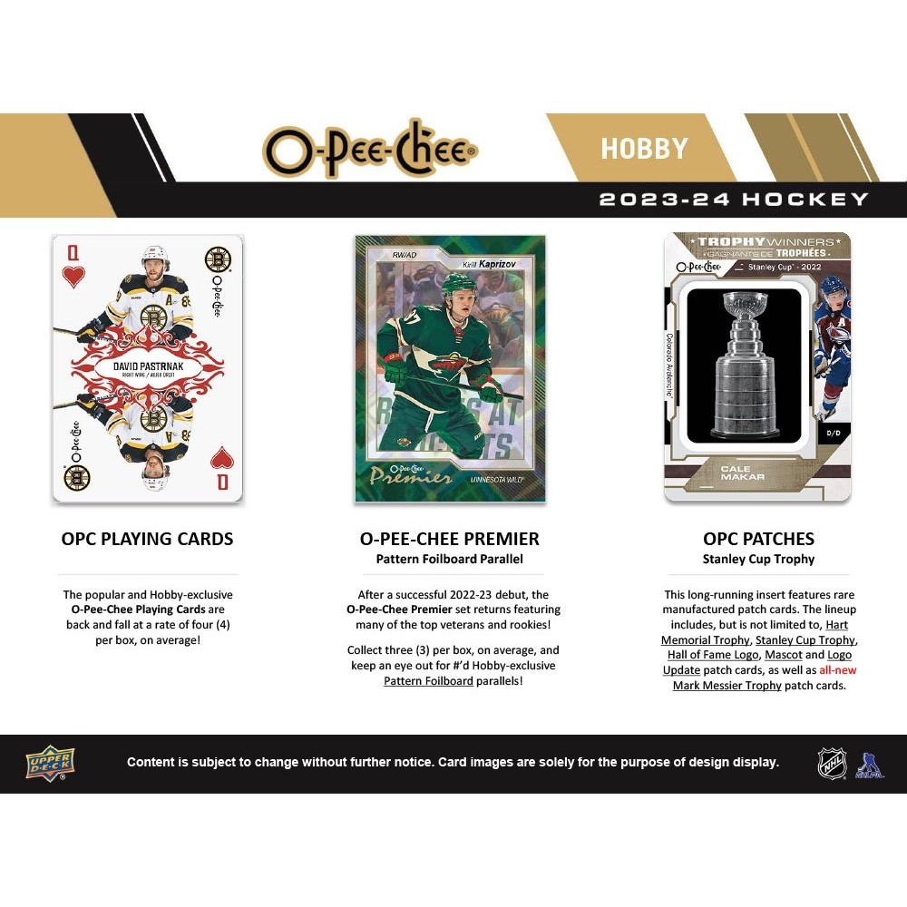 2023-24 Upper Deck O-Pee-Chee Hockey Hobby Box