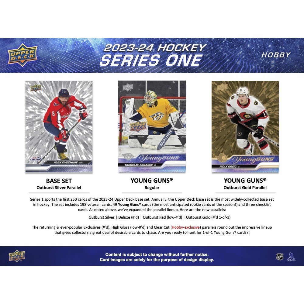 2023-24 UD Tim Hortons Hockey Cards Base/Inserts (You Pick